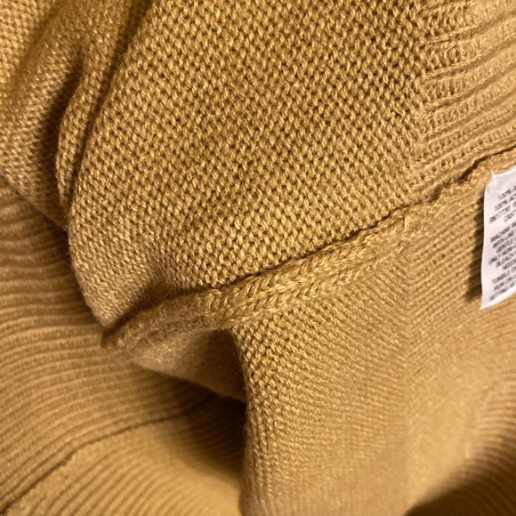 Lovely camel/tan color ladies long sleeve sweater dress size L by Xhilaration. - Picture 11 of 11